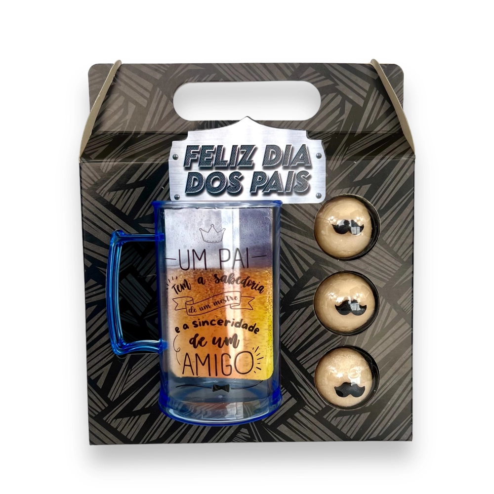 05 Caixas com Caneca + 3 Brigadeiros - Coleção Black