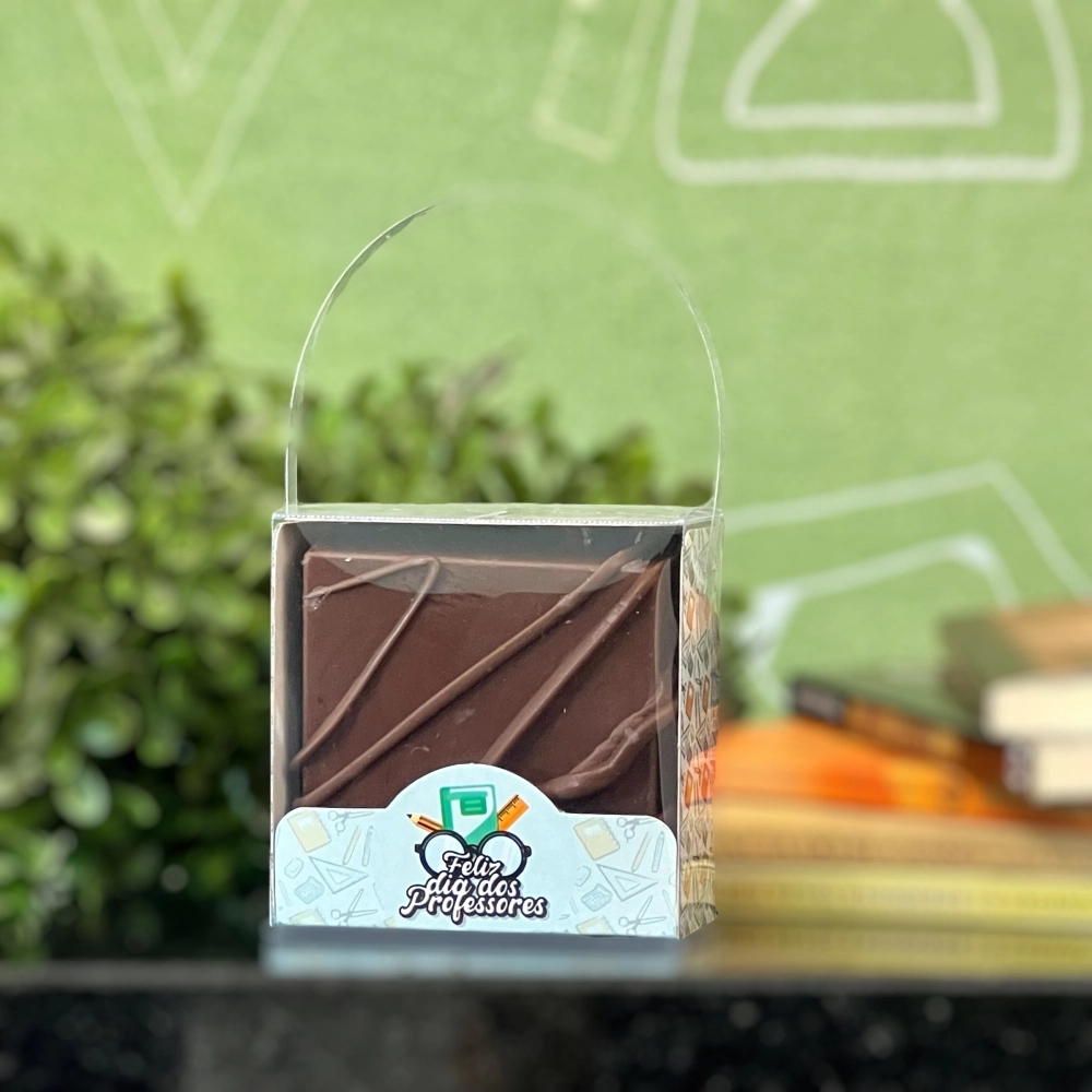 10 Caixas em PVC para 1 Brownie ou Pão de Mel - Coleção Educar