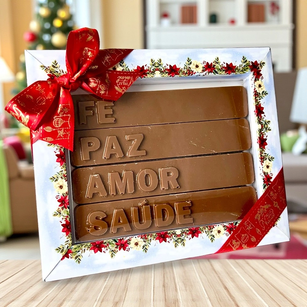 10 Caixas - Fé, Paz, Amor e Saúde - Coleção A Magia do Natal -Natal 2025