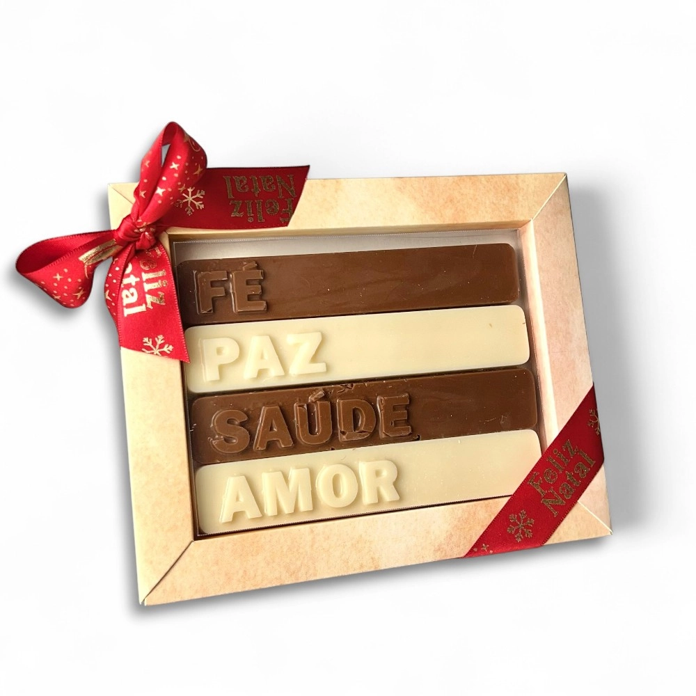 10 Caixas - Fé, Paz, Amor e Saúde - Coleção Vila do Noel-Natal 2025