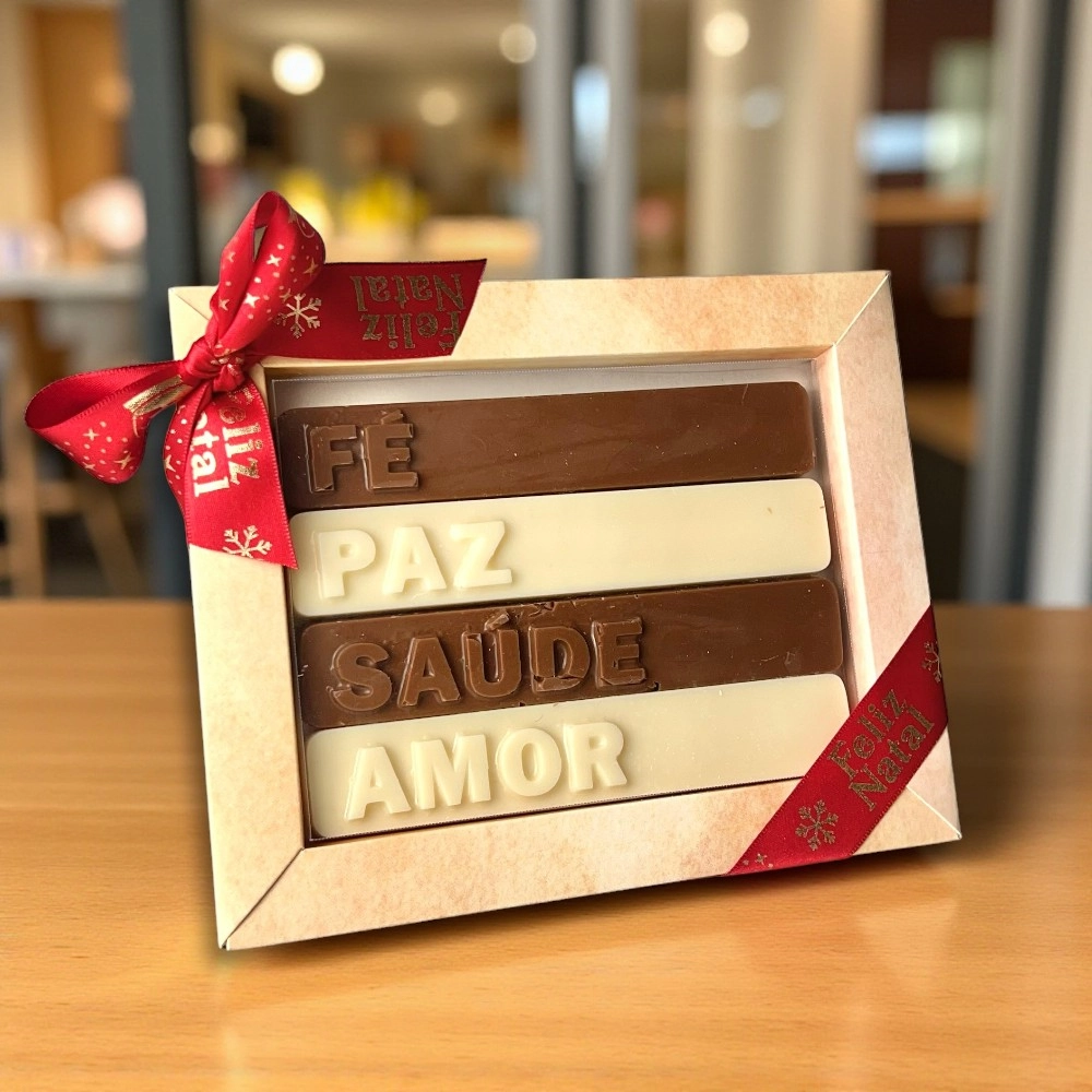 10 Caixas - Fé, Paz, Amor e Saúde - Coleção Vila do Noel-Natal 2025