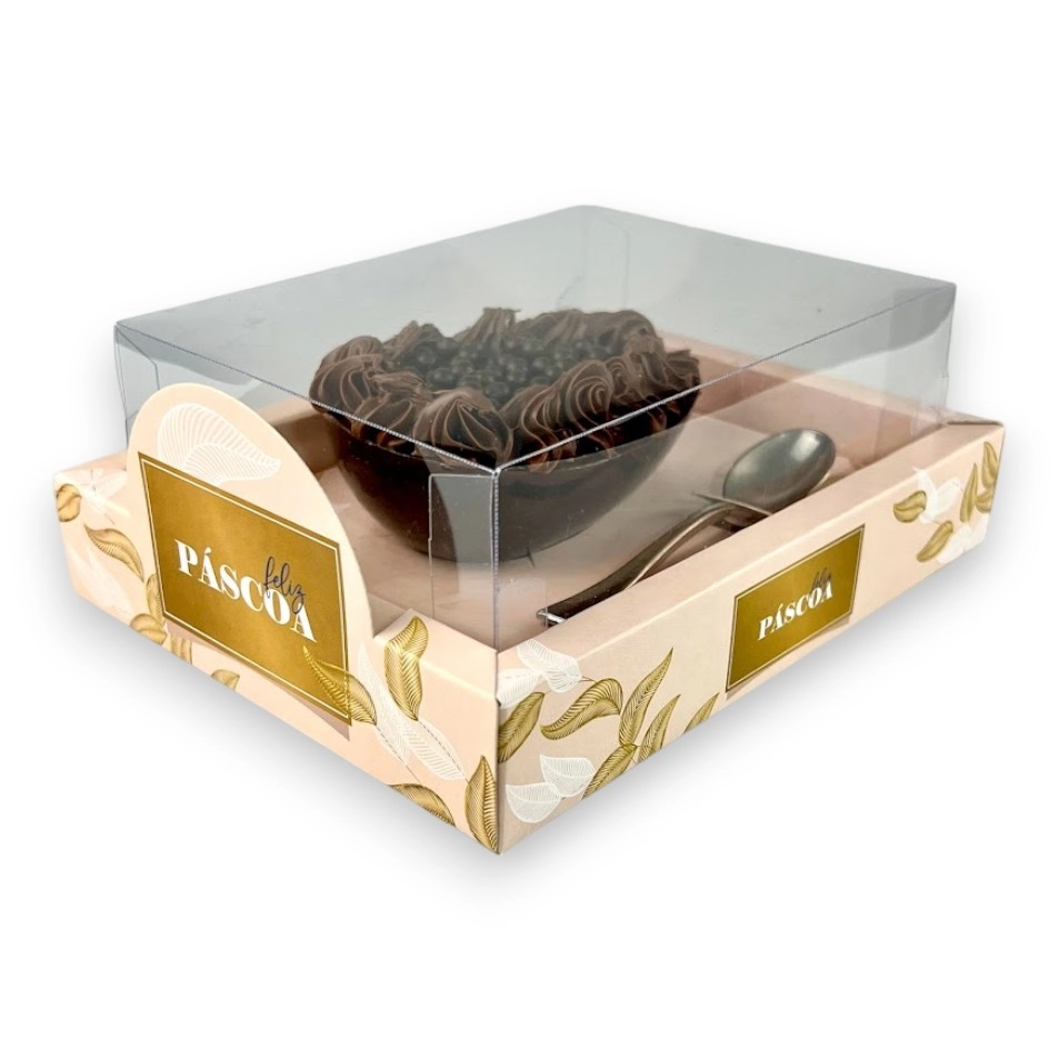 10 Caixas Luxo para 1 Ovo de 150g - Coleção Fina Páscoa