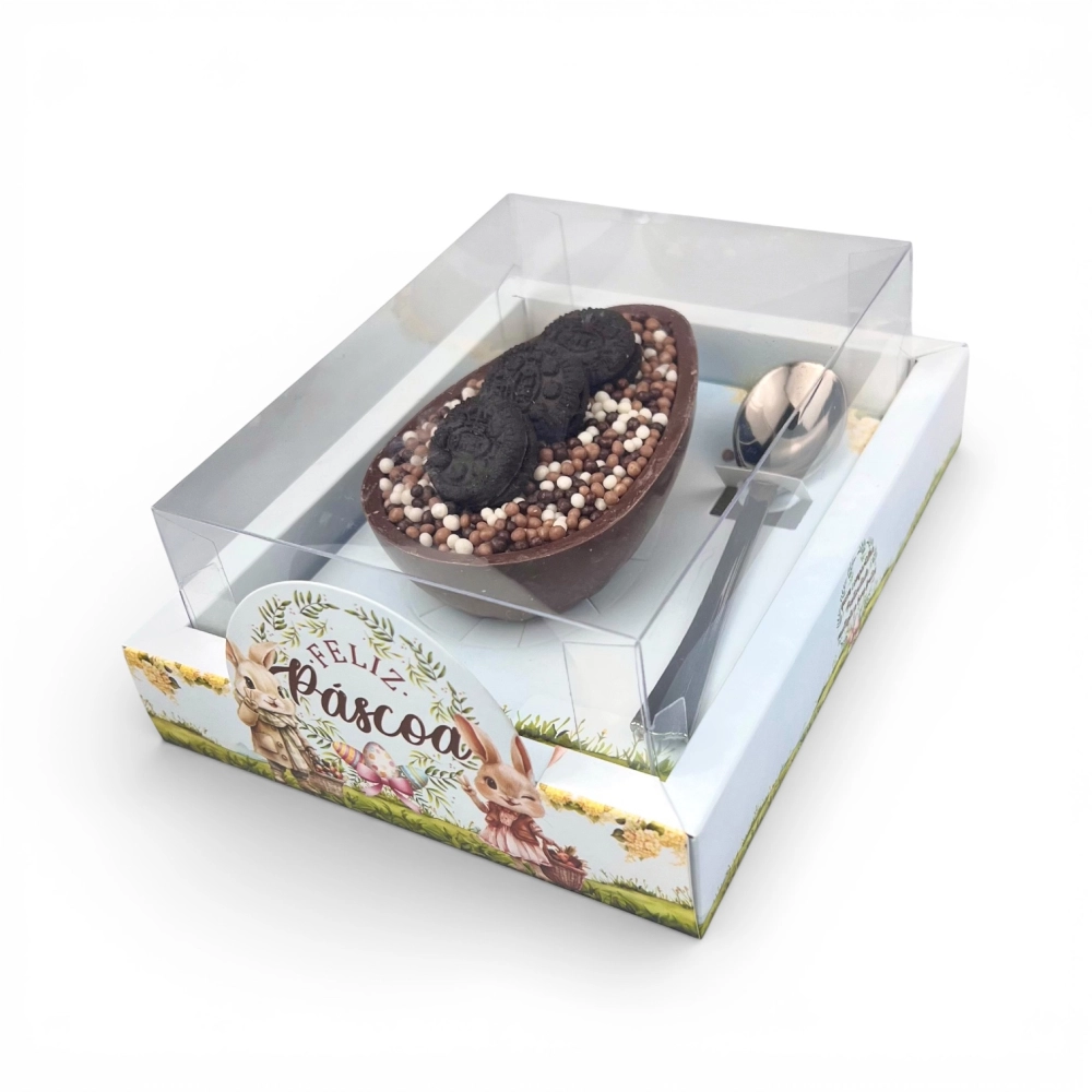 10 Caixas Luxo para 1 Ovo de 150g - Coleção Páscoa da Positividade