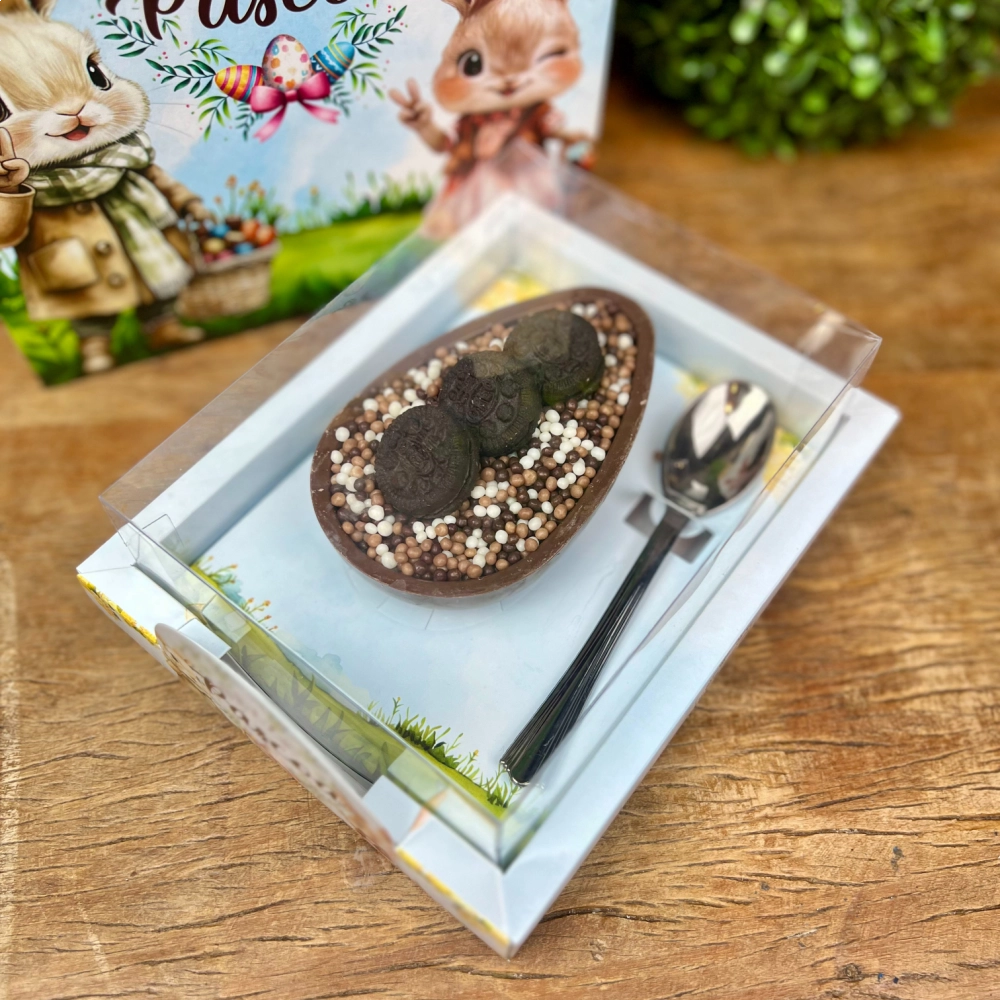 10 Caixas Luxo para 1 Ovo de 150g - Coleção Páscoa da Positividade