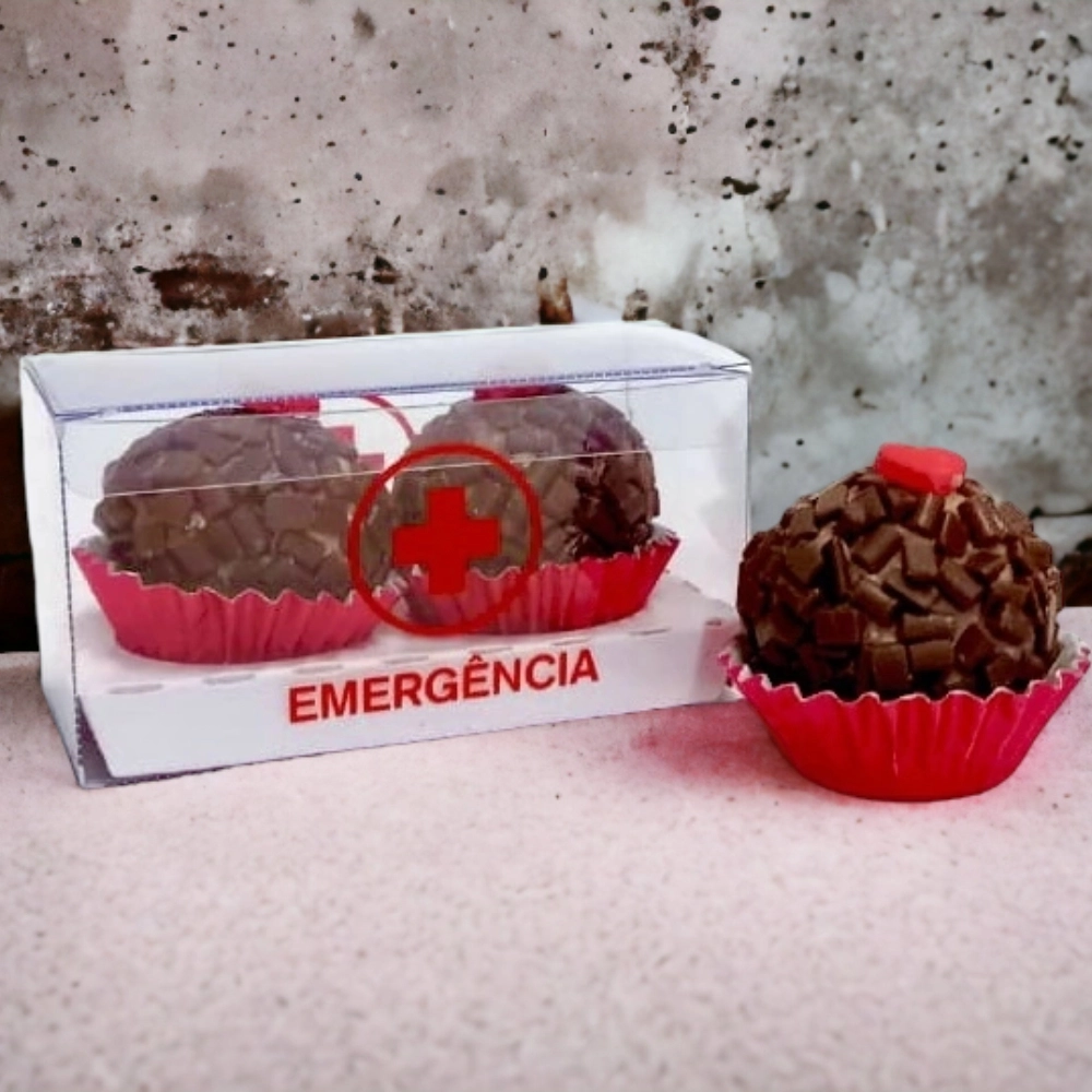 10 Caixas p/ 2 brigadeiros  - EMERGÊNCIA