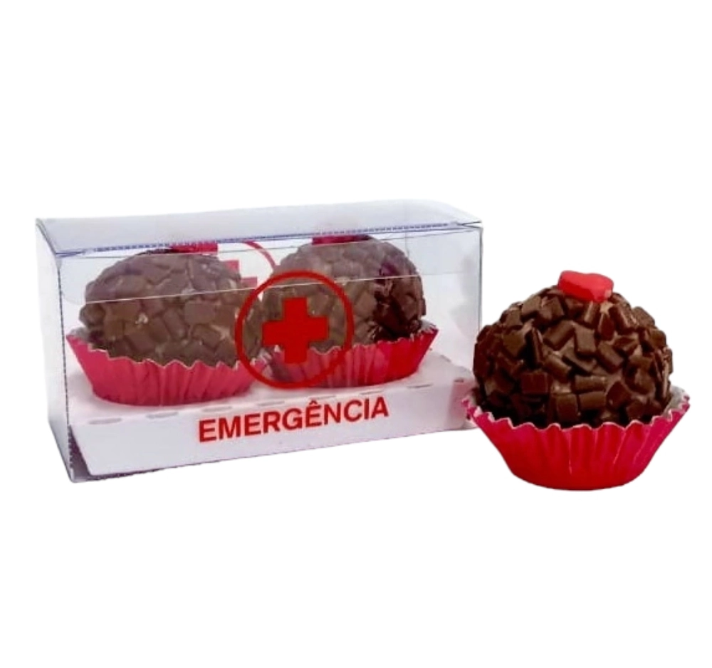 10 Caixas p/ 2 brigadeiros  - EMERGÊNCIA