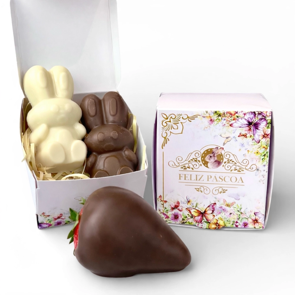 10 Caixas p/ doces Individuais - Páscoa da Transformação