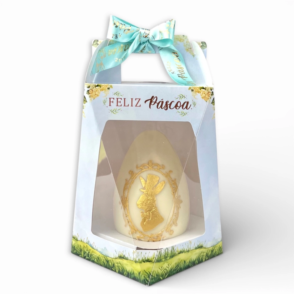 10 Caixas para 1 Ovo Tradicional de 250, 350 e 500g - Coleção Páscoa da Positividade