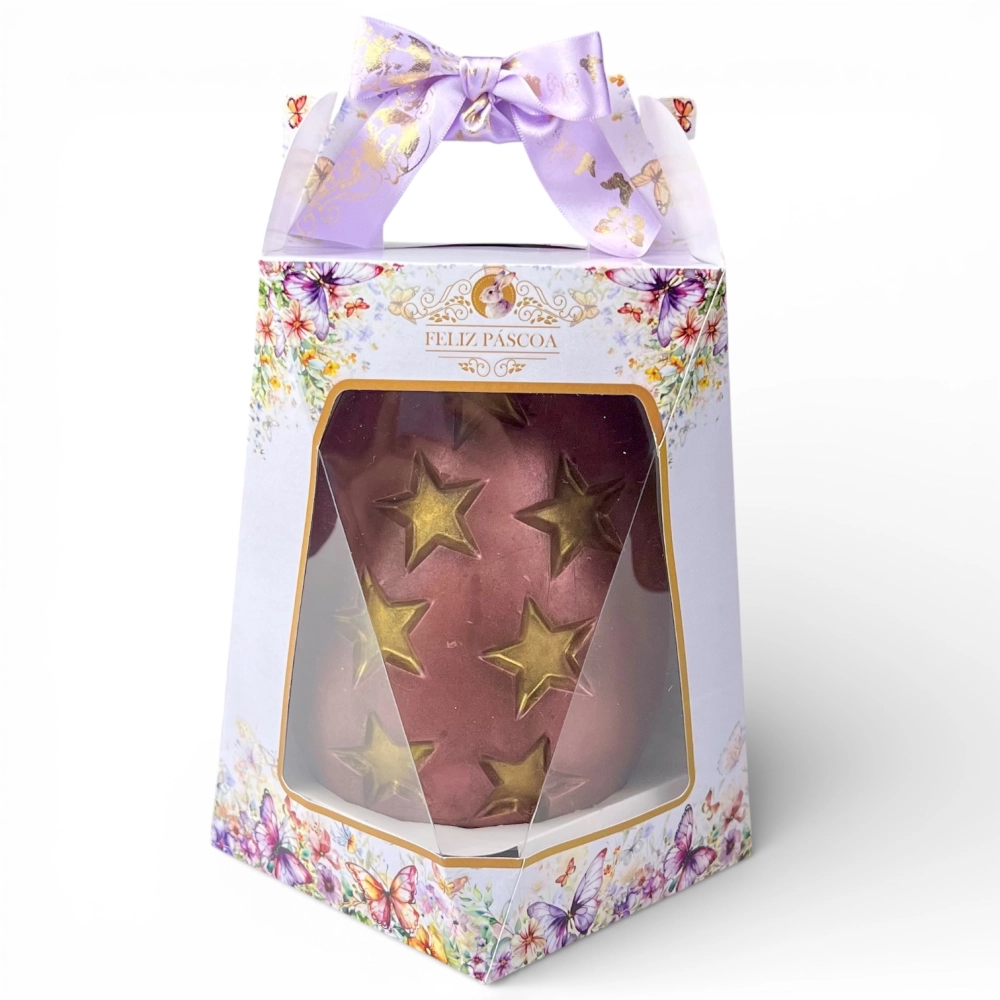 10 Caixas para 1 Ovo Tradicional de 250, 350 e 500g - Coleção Páscoa da Transformação