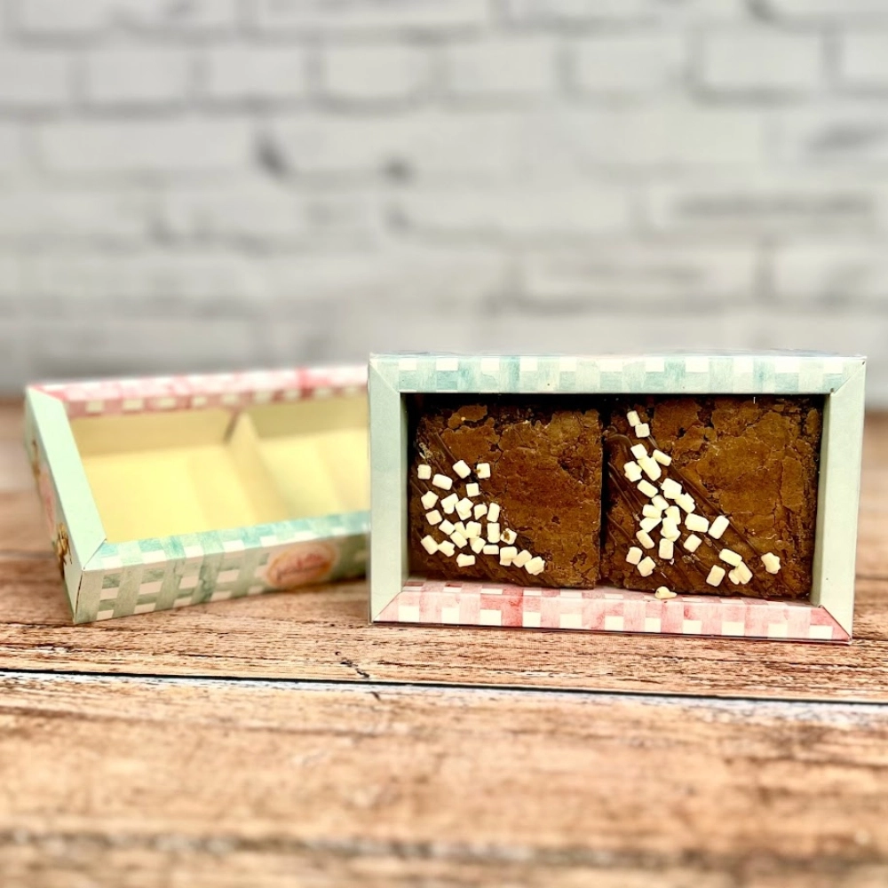 10 Caixas para 2 Brownies - Coleção Alegria