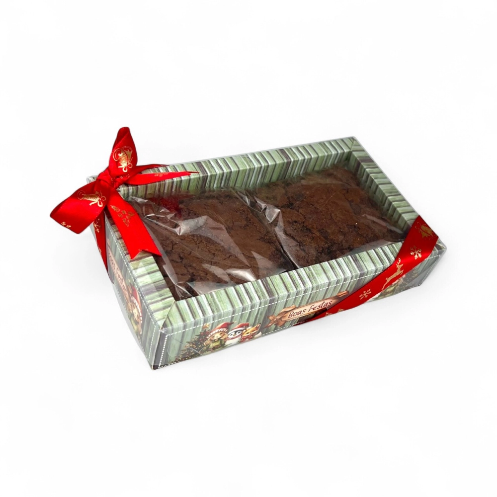 10 Caixas para 2 Brownies - Coleção A Magia do Natal -Natal 2025