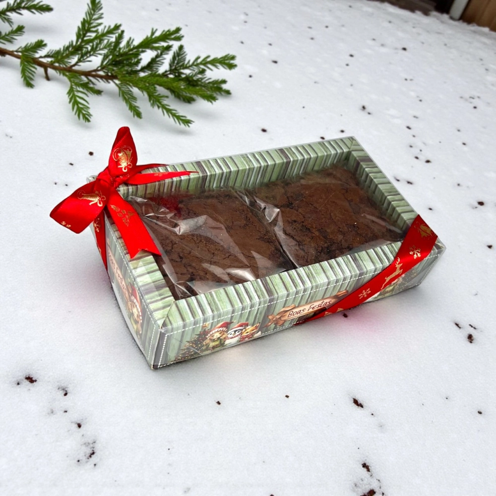 10 Caixas para 2 Brownies - Coleção A Magia do Natal -Natal 2025