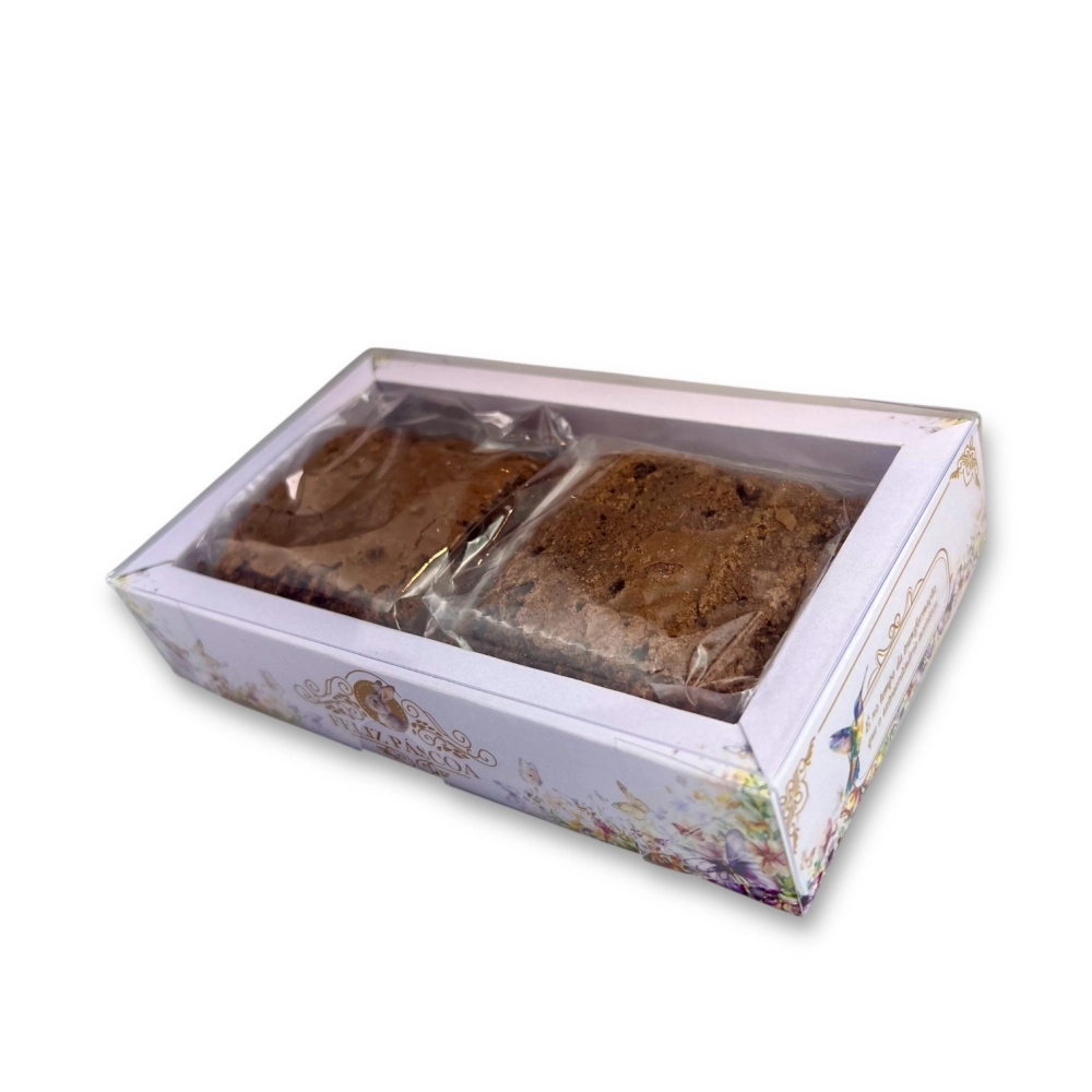 10 Caixas para 2 Brownies - Coleção Páscoa da Transformação