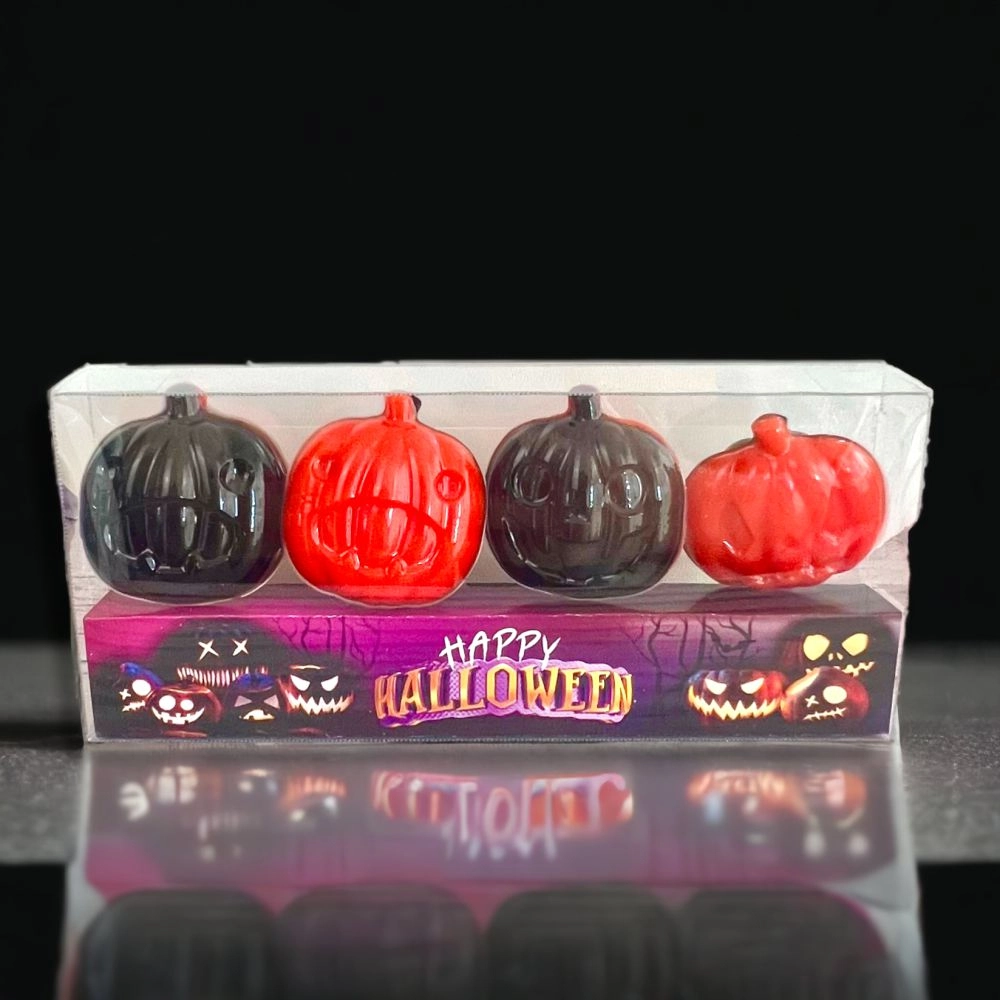 10 Caixas para 4 abóboras de Chocolate - Halloween