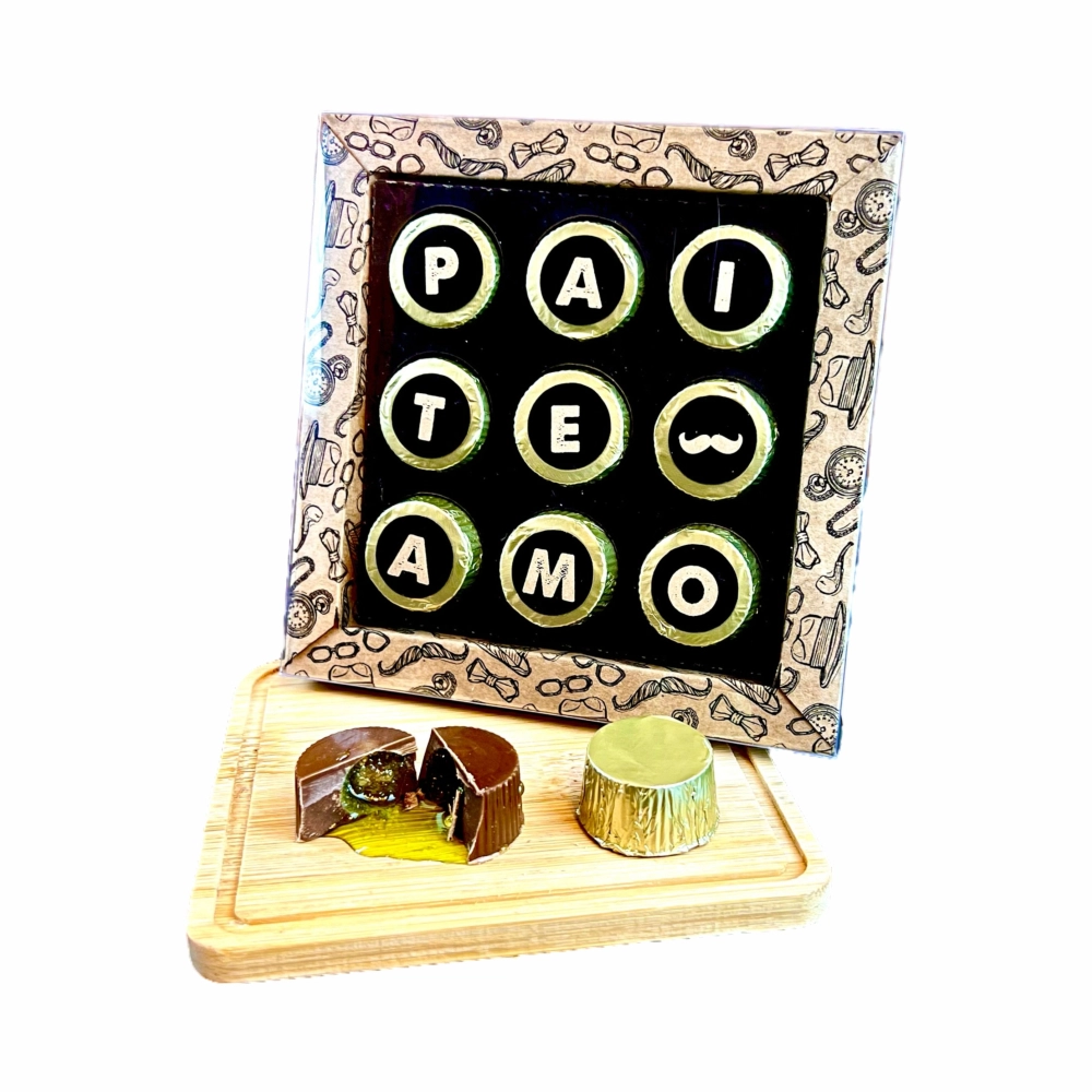 10 CAIXAS PARA 9 CHOCOLATES - DIA DOS PAIS 2025