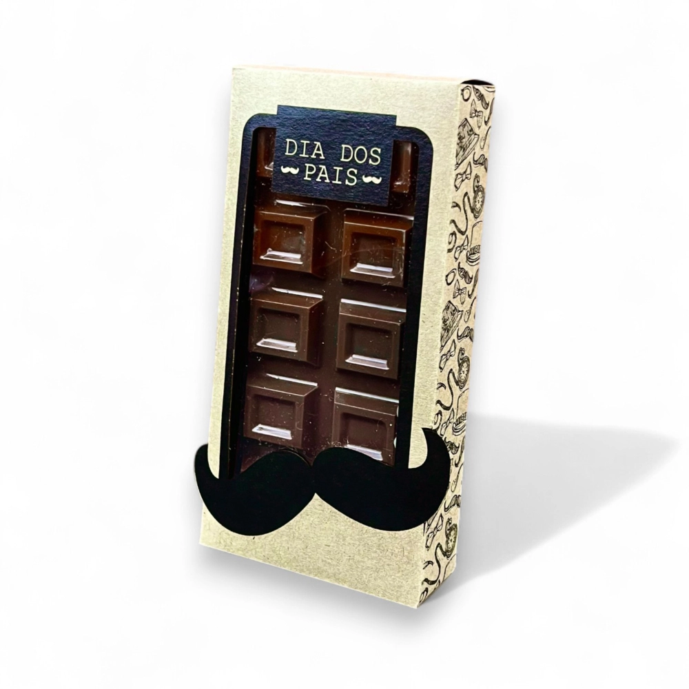 10 Caixas para Barra de Chocolate - Dia dos Pais 2025