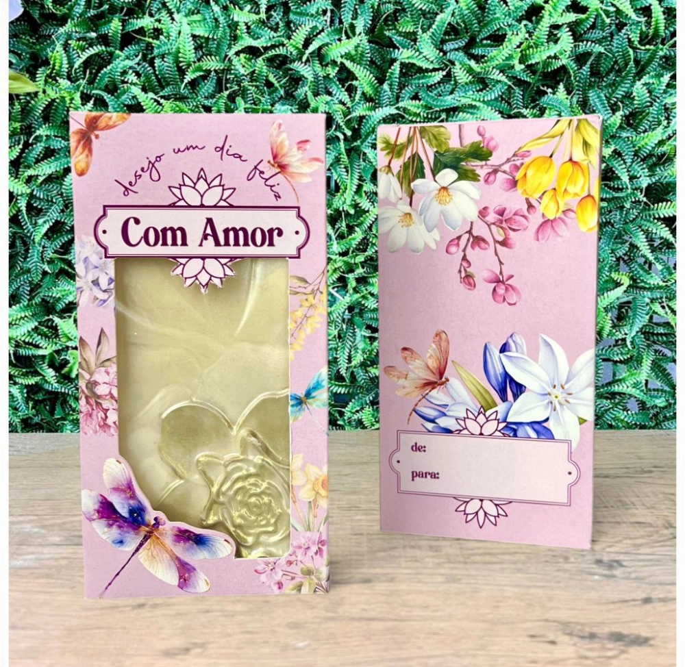10 Caixas para barra floral de 160g -  Caminho das Libélulas - Dia das Mães 2026