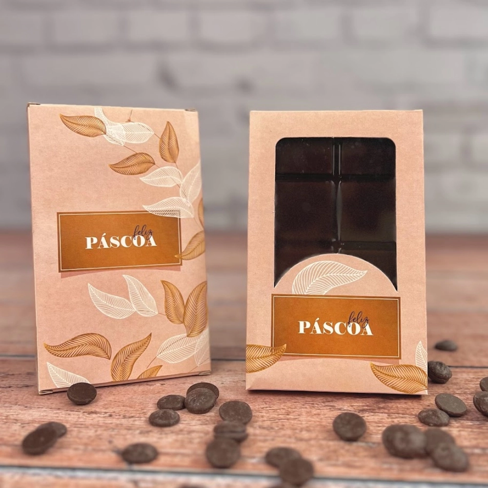 10 Caixas para Barra Golden 140g - Coleção Fina Páscoa