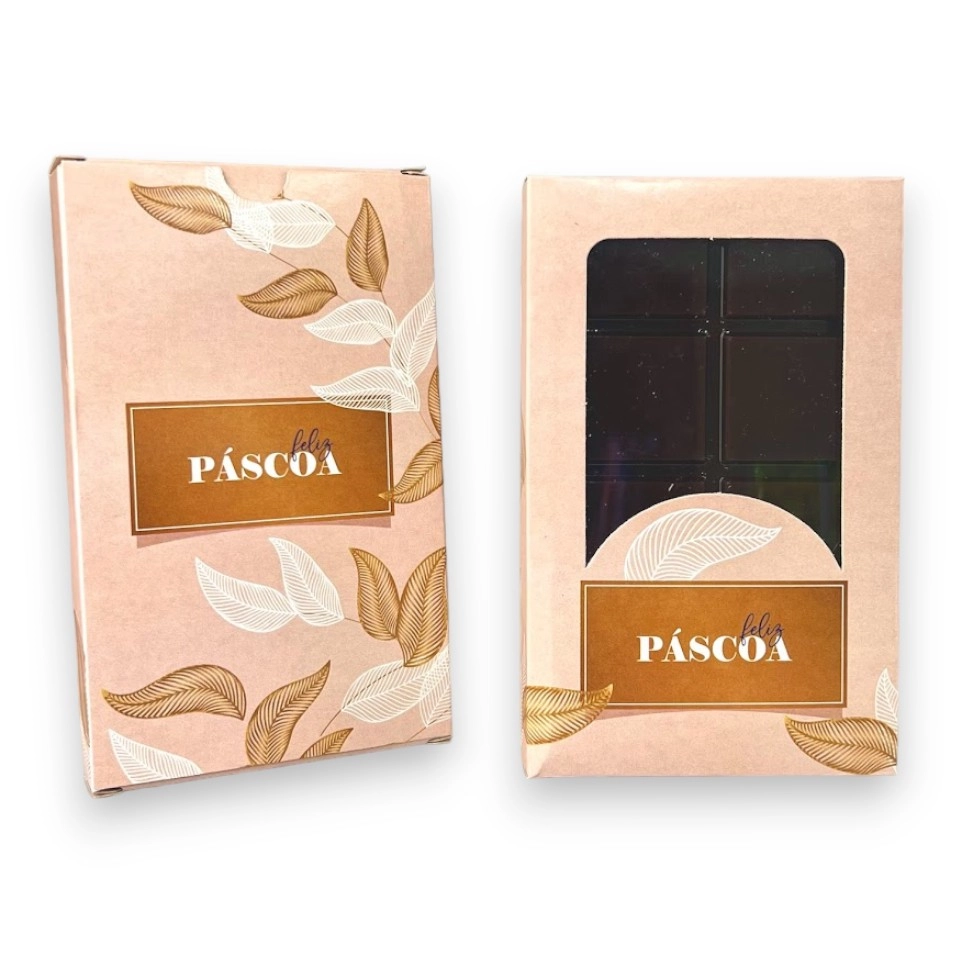 10 Caixas para Barra Golden 140g - Coleção Fina Páscoa