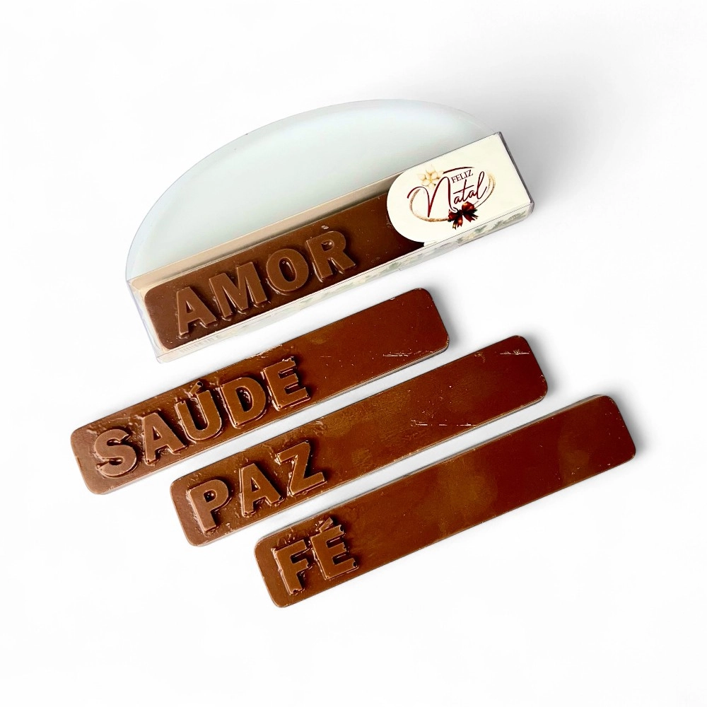 10 Caixas PVC para 1 Barrinha Desejos - Coleção Natal em Poesia - Natal 2025