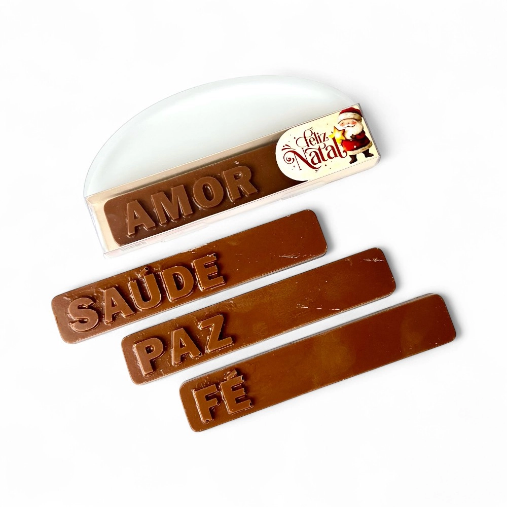 10 Caixas PVC para 1 Barrinha Desejos - Coleção Vila do Noel - Natal 2025