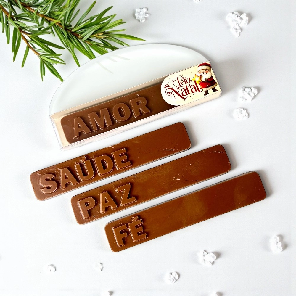 10 Caixas PVC para 1 Barrinha Desejos - Coleção Vila do Noel - Natal 2025