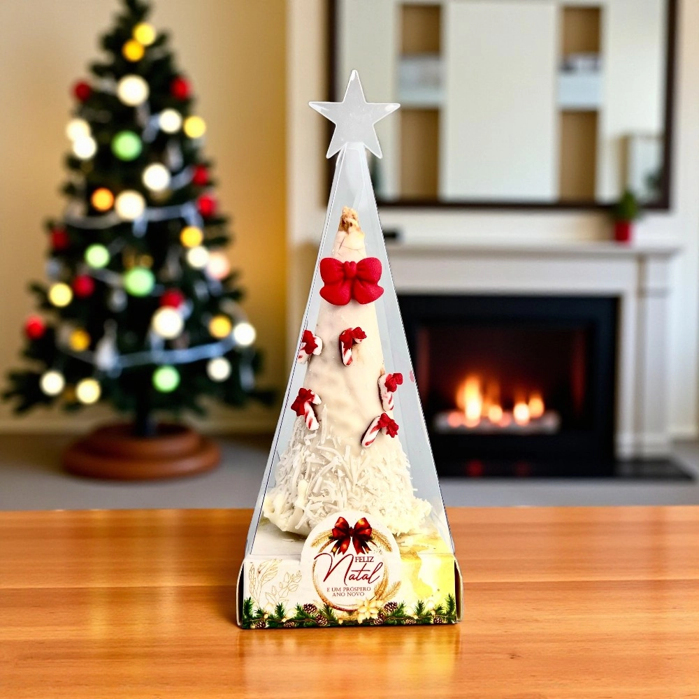 10 Cones PVC - Natal 2025 - Coleção Natal em Poesia