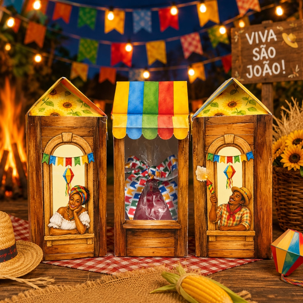 10 Embalagens Multi-Doces - ARRAIAL