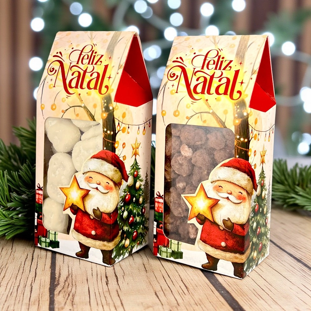 10 Embalagens Multi-Doces - Coleção Vila do Noel - Natal 2025