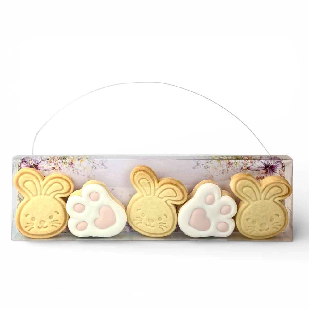 10 Embalagens Tirinha de Biscoito - Coleção Páscoa da Transformação