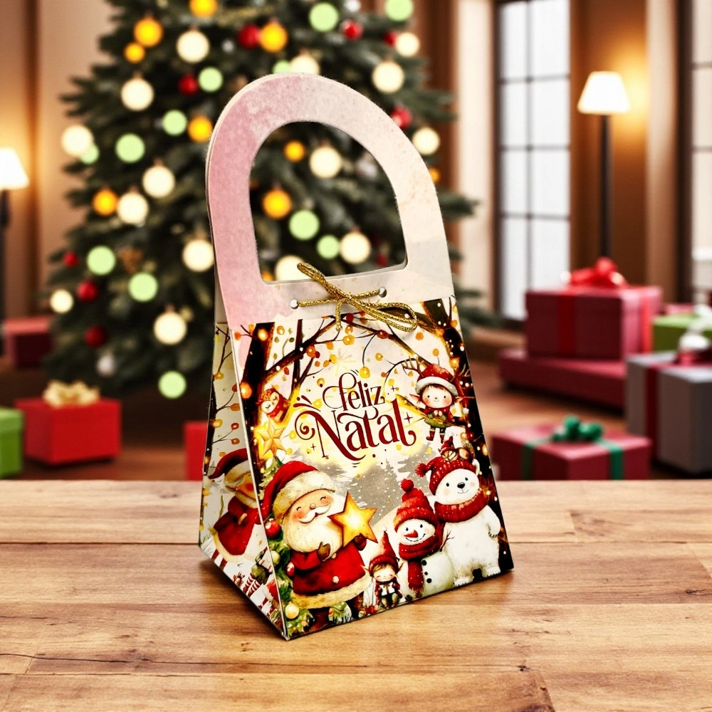 10 Mini Sacolinhas - Natal 2025 - Vila do Noel