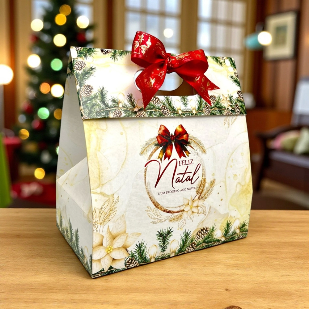 10 Sacolas 17x10 - Coleção Natal em poesia -Natal 2025
