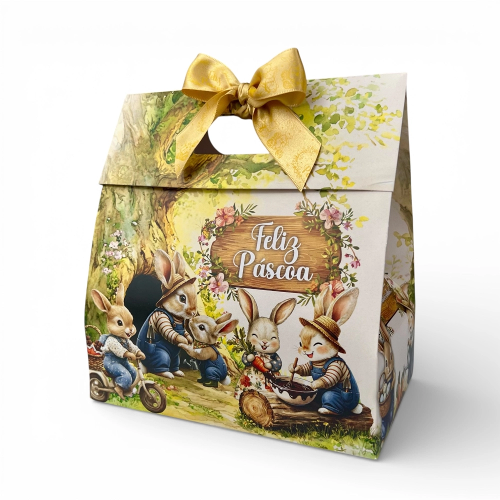10 Sacolas 17x10 - Coleção Páscoa da Colheita