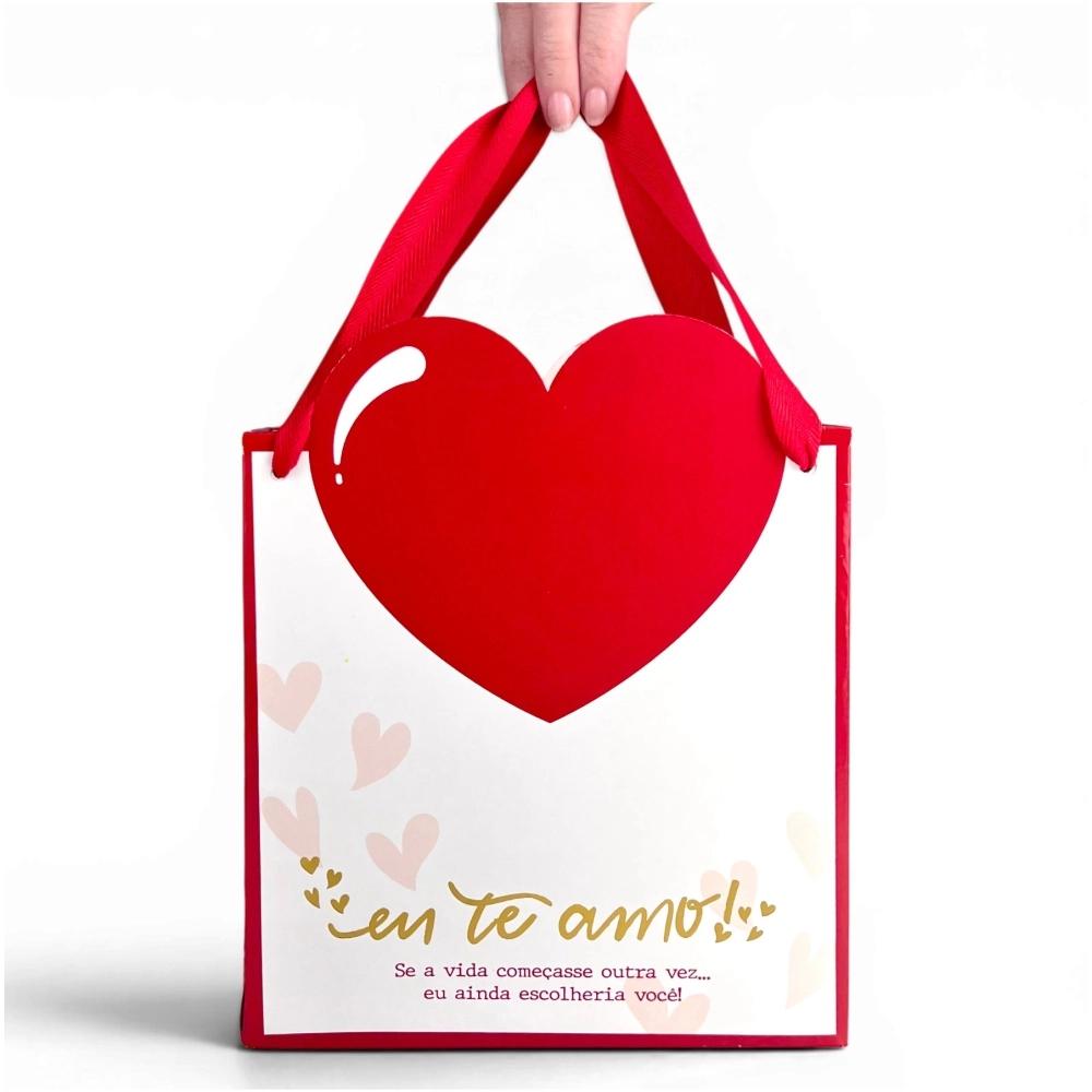 10 Sacolas 18x14 - Coleção Cartas para você - Namorados 2026