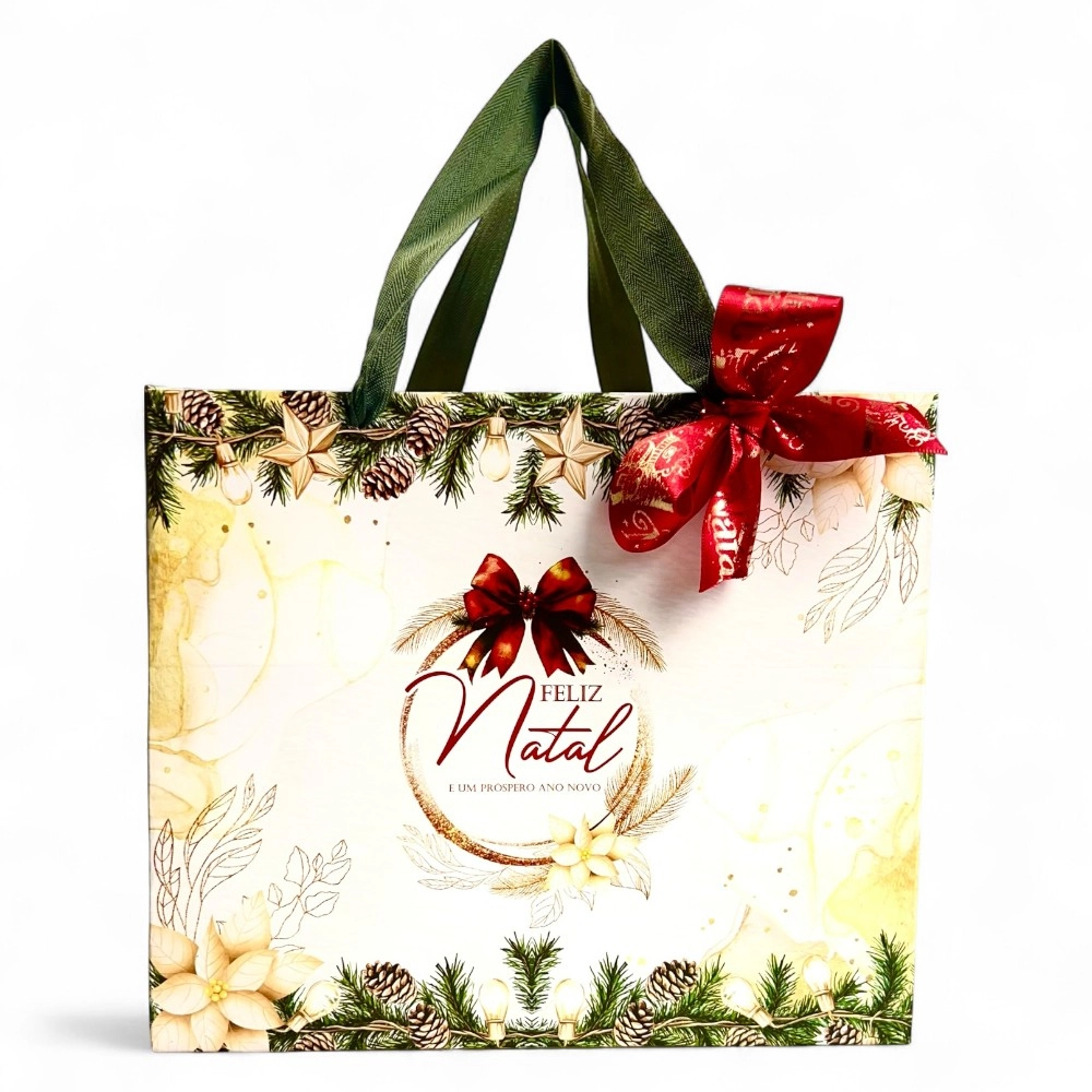 10 Sacolas para Caixa de Panetone - Coleção Natal em Poesia