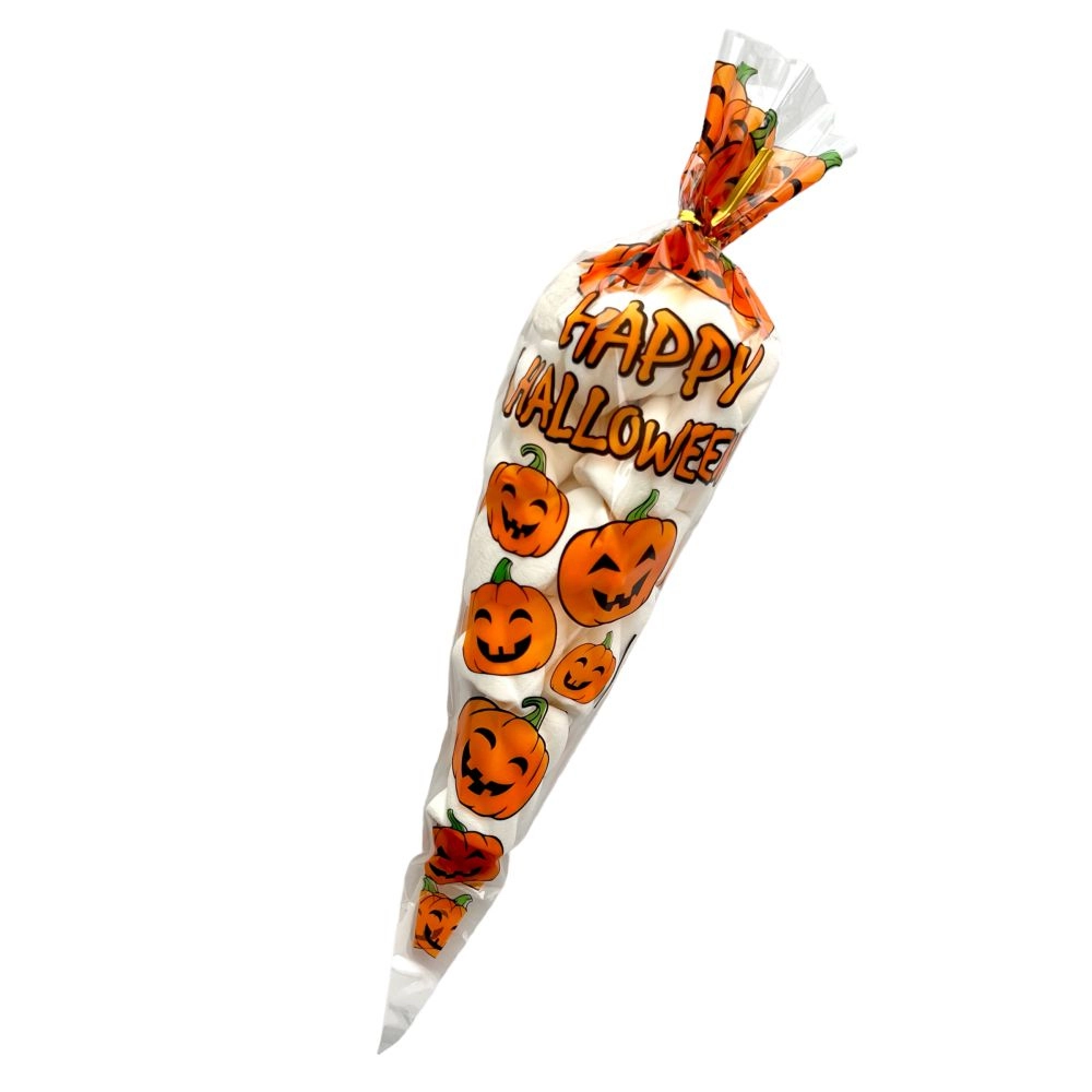 10 Sacos Cone - Abóboras - Halloween