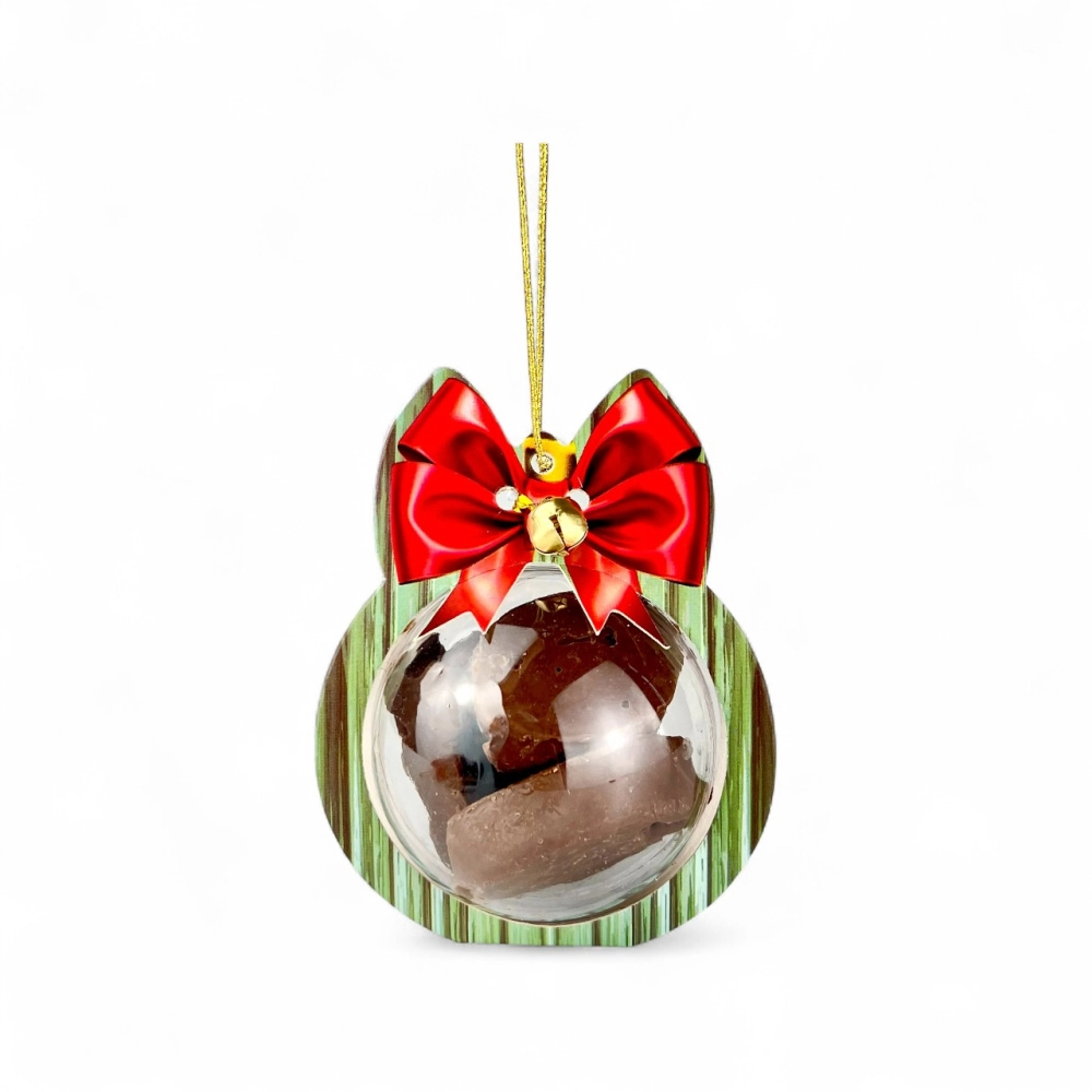 12 Bolinhas Plásticas + Cartela - Coleção A Magia do Natal - Natal 2025