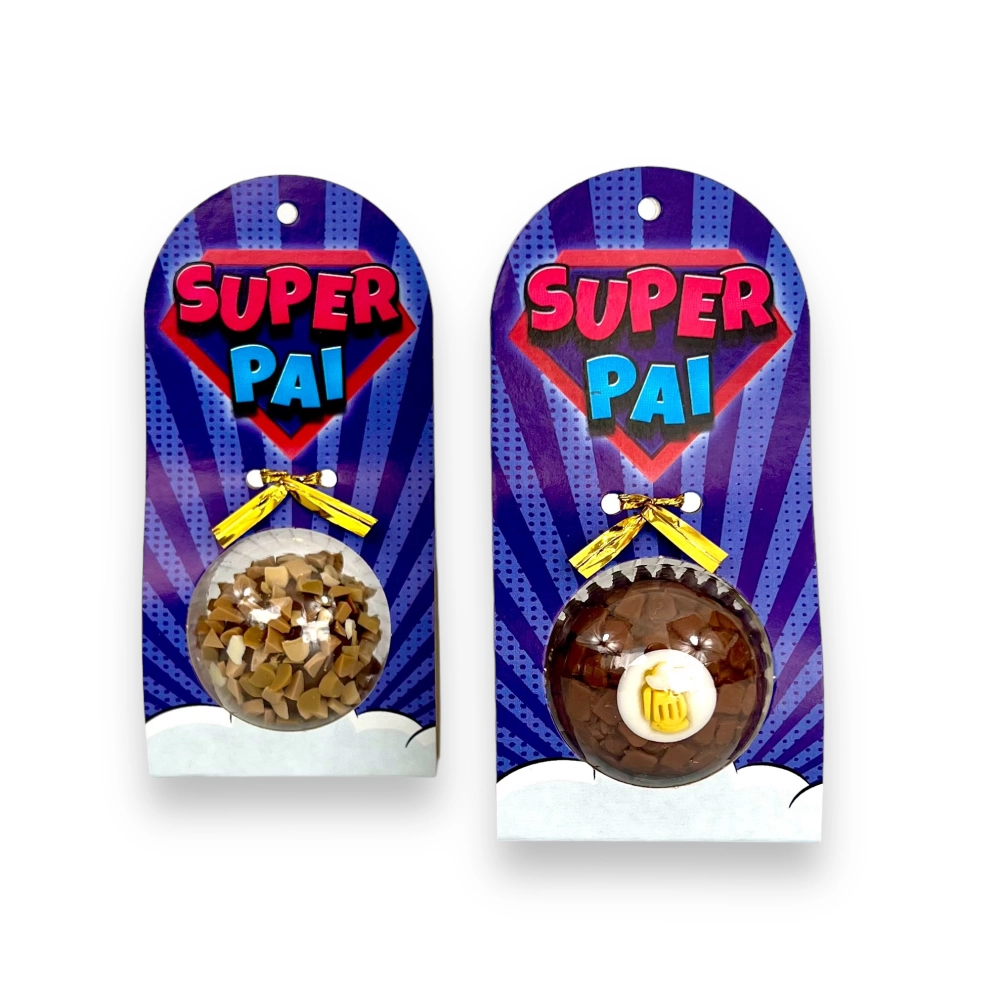 25 Blisters Individuais para brigadeiro - Coleção Super Pai