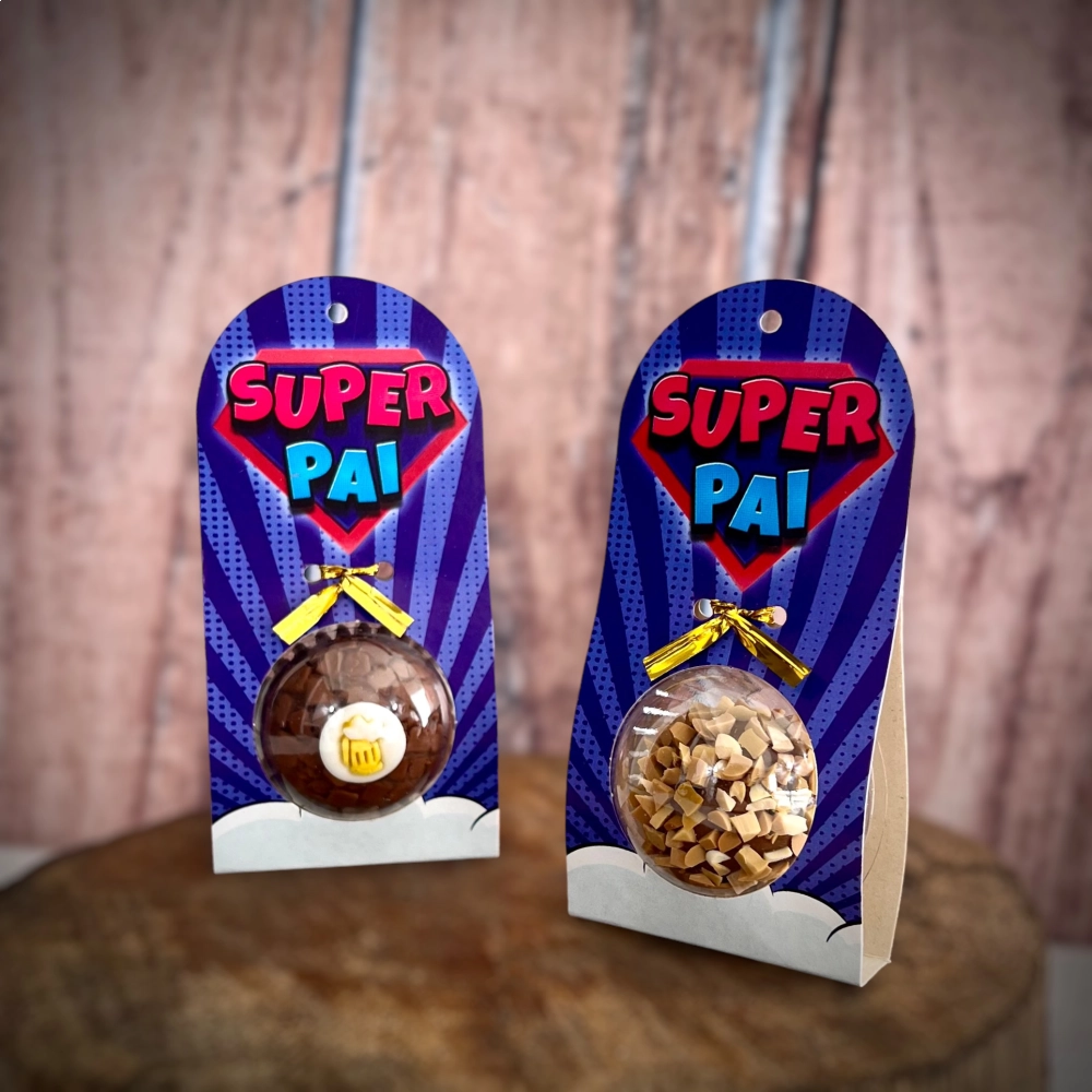 25 Blisters Individuais para brigadeiro - Coleção Super Pai
