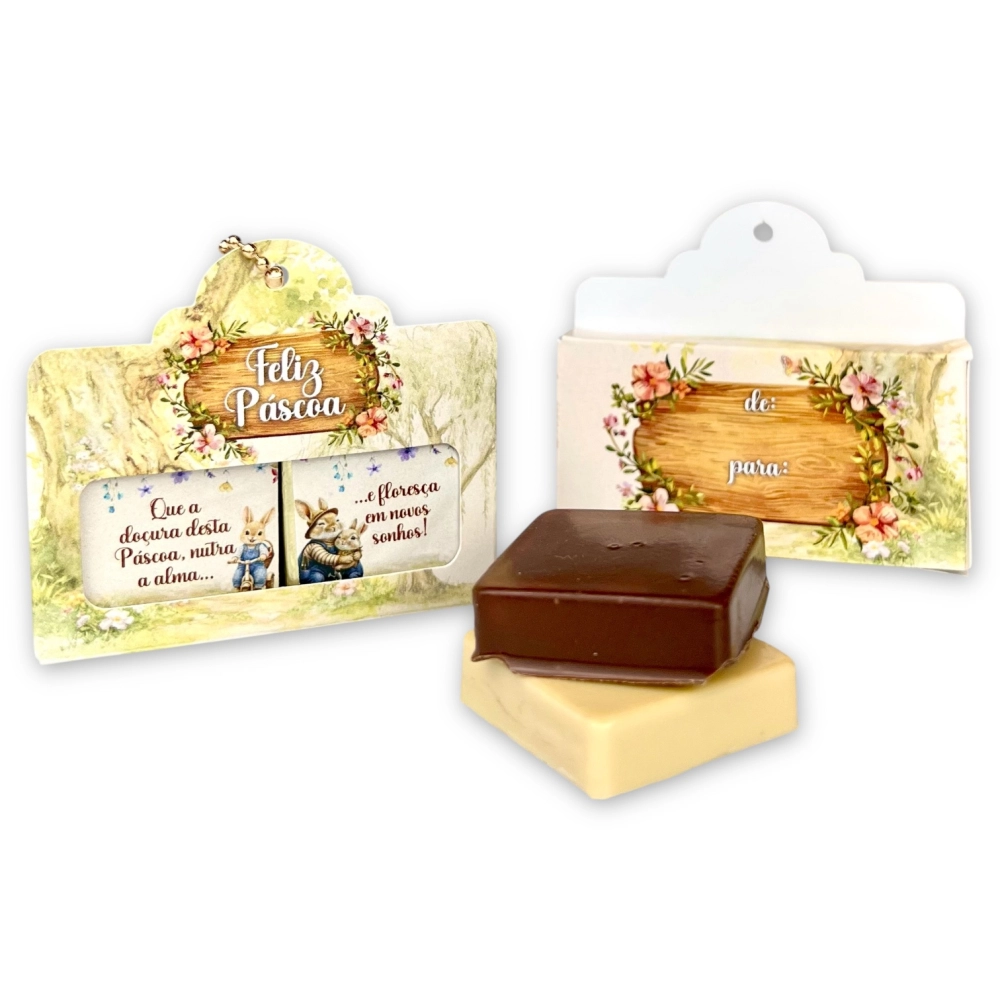 10 embalagens p/ 2 tabletinhos - Coleção Páscoa da Colheita