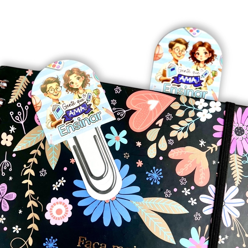 25 Marca Páginas - Dia dos Professores 2025 - Coleção PROF´S