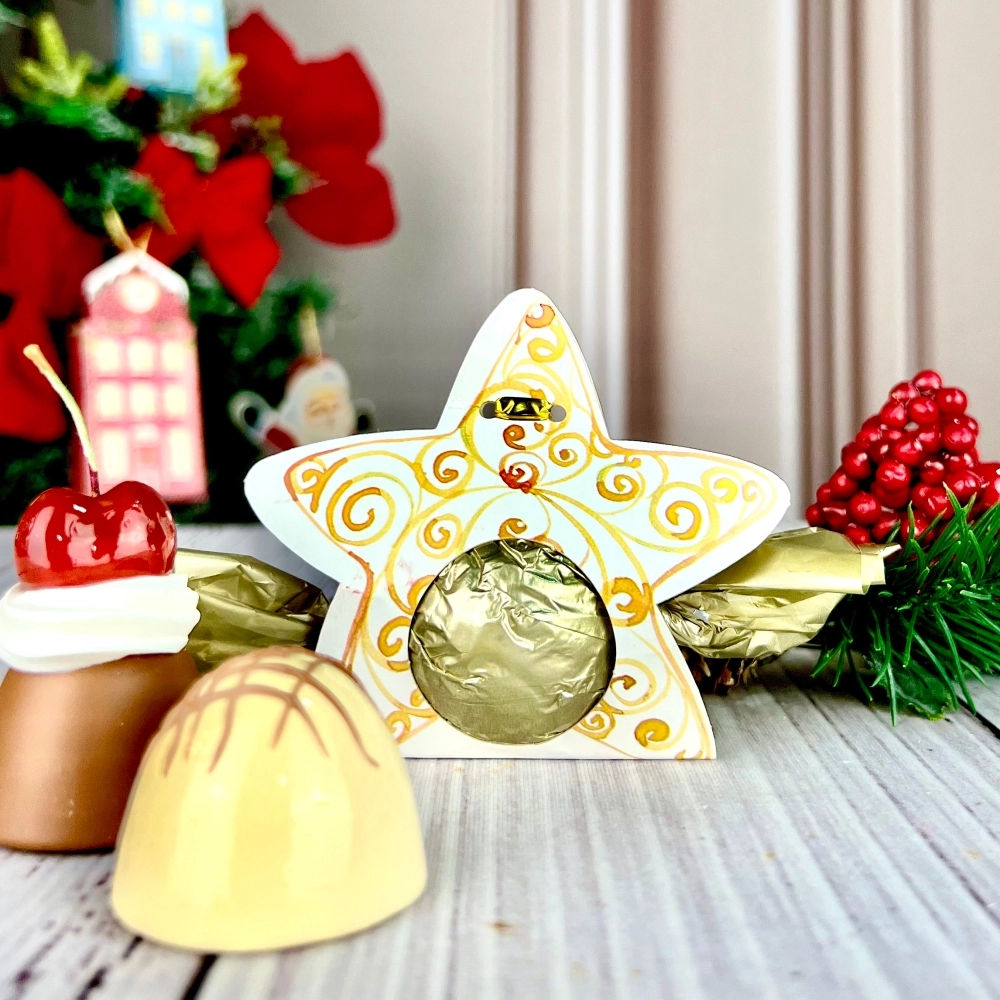 25 Suportes para Trufa Estrela