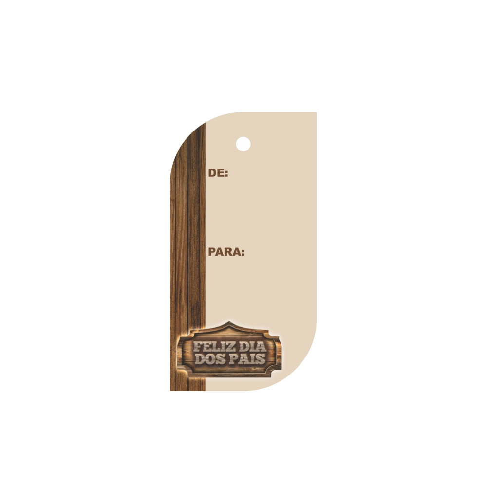 25 Tags - Coleção Wood