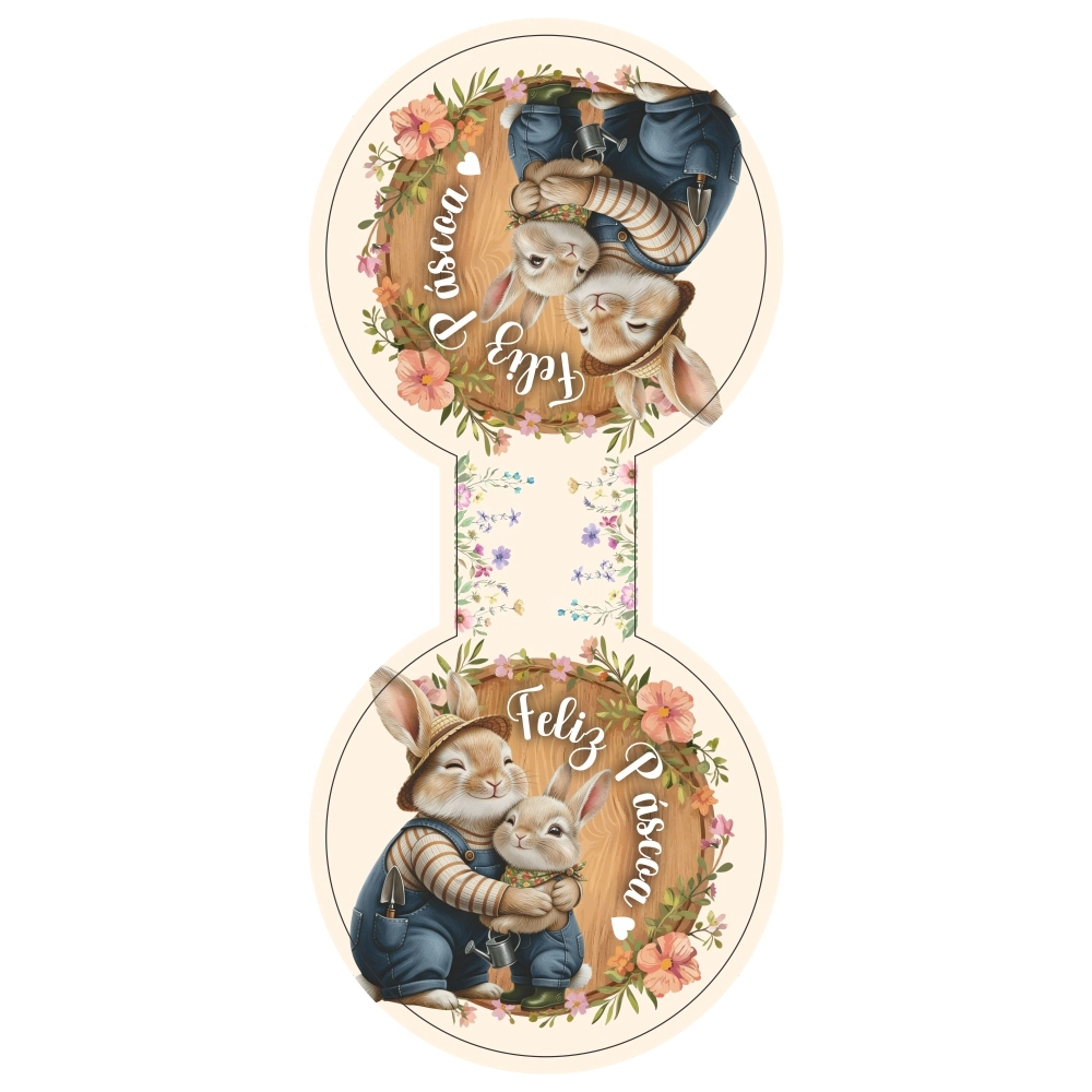 50 Adesivo Lacre de Segurança - Coleção Páscoa da Colheita