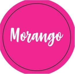 50 Adesivos redondos c/ 2cm - Morango