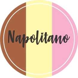 50 Adesivos redondos c/ 2cm - Napolitano