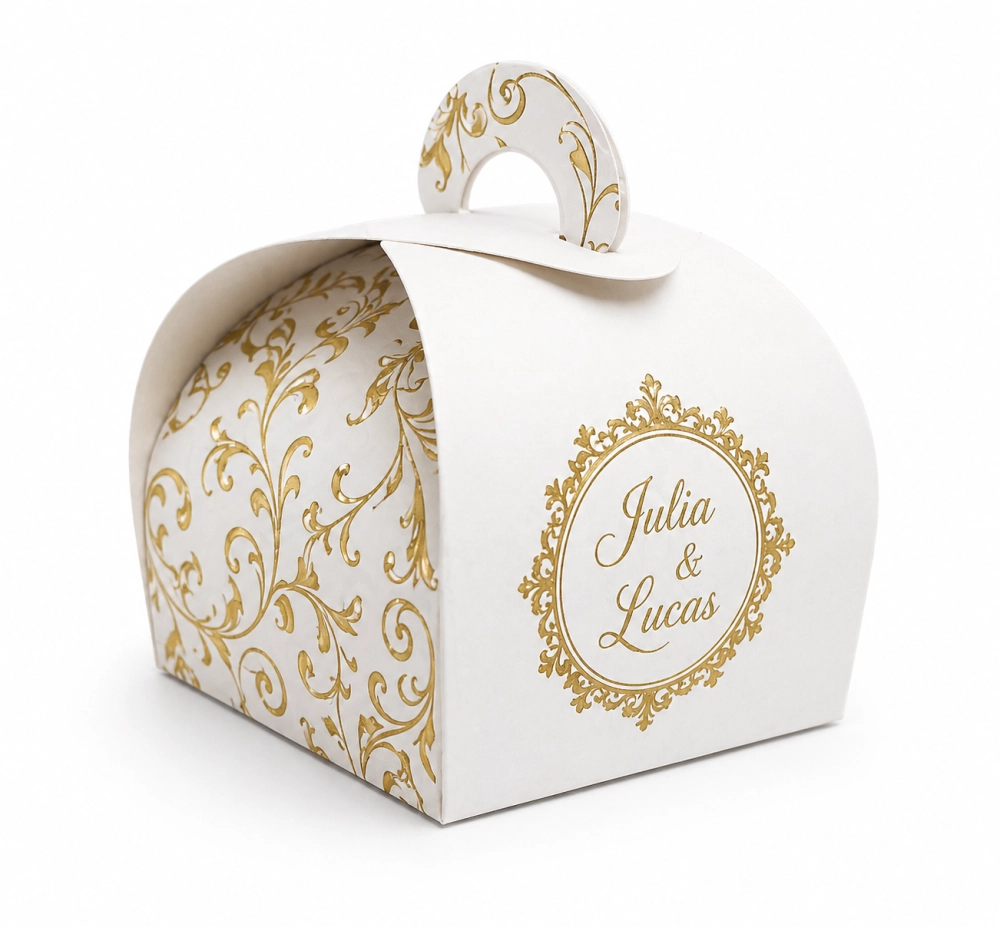 50 Caixas p/ Bem Casado ou 1 doce - PERSONALIZADA