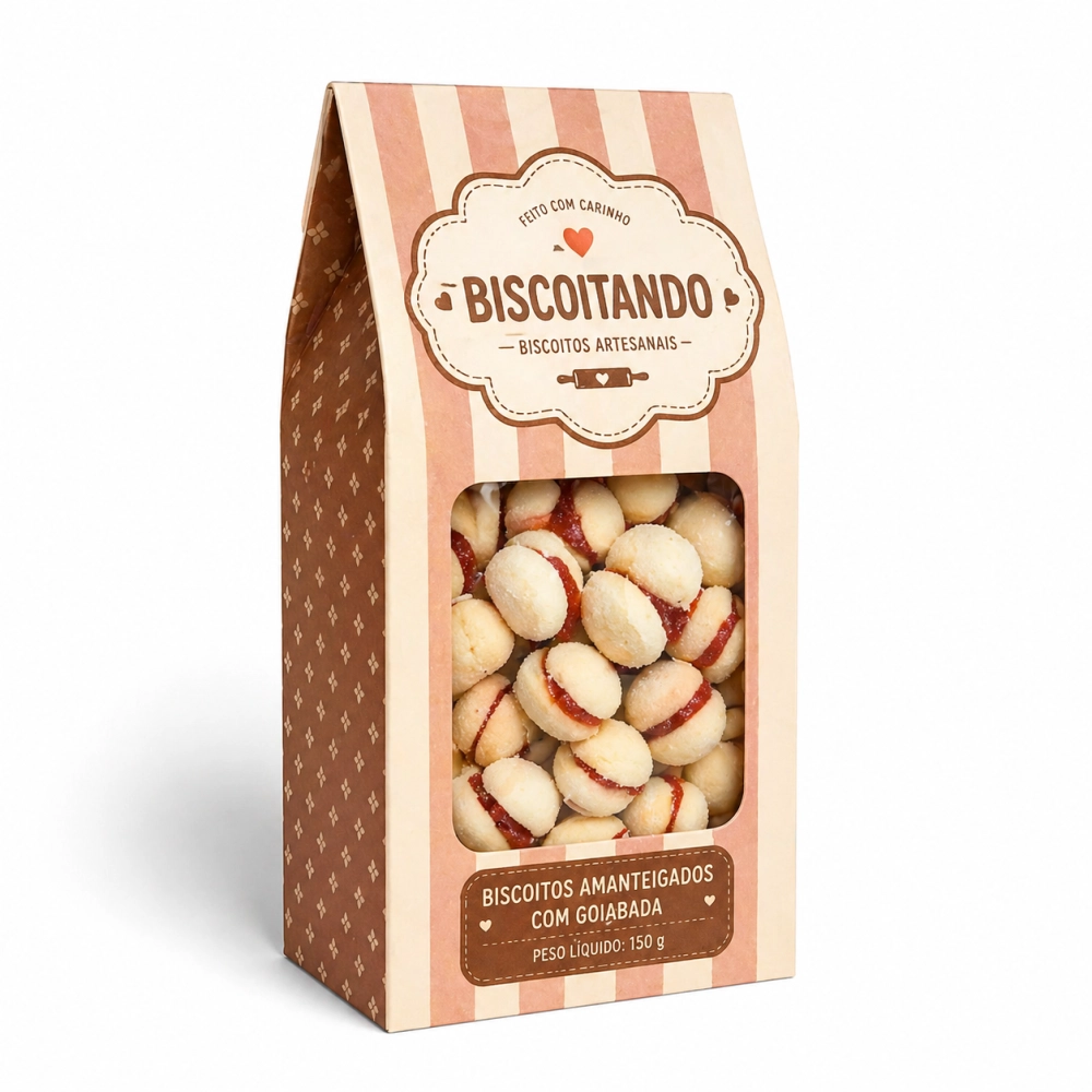 50 Embalagens Multi-Doces com Visor - PERSONALIZADA