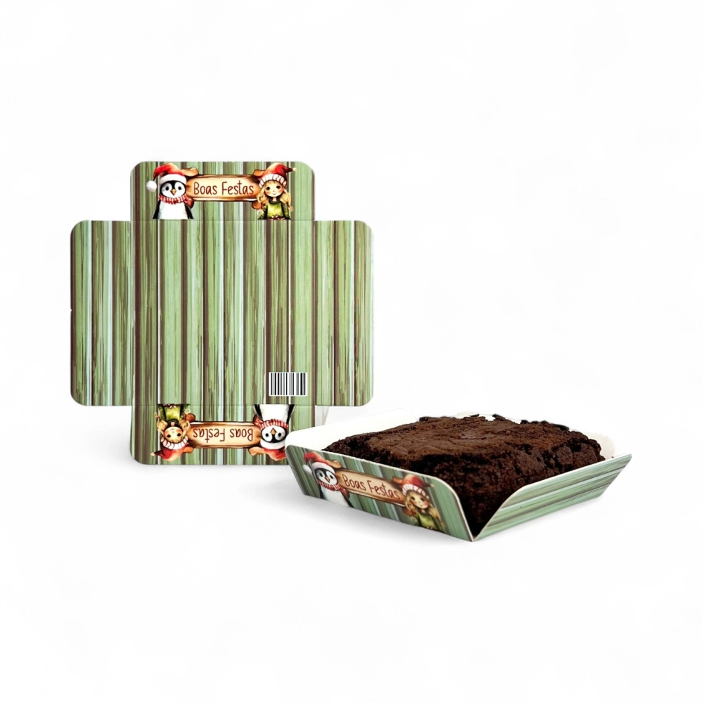 50 Forminhas para Brownie - Coleção A Magia do Natal - Natal 2025