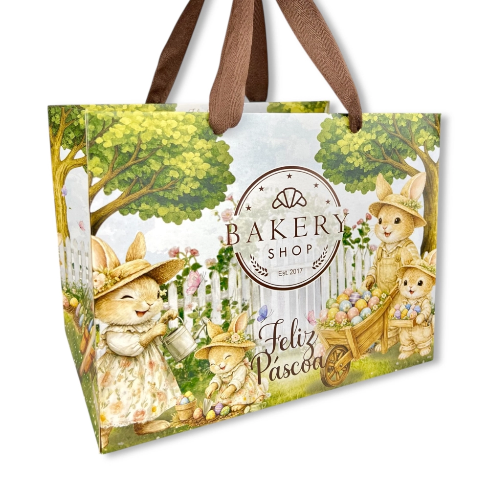 50 Sacolas 18x26 fechada - PERSONALIZADA